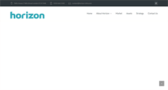 Desktop Screenshot of horizon-infra.com